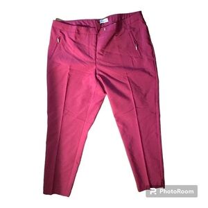 Reitmans Straight Leg Ankle Pink Dress Pants